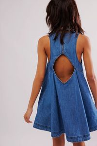 Susie Denim Mini Dress | Free People