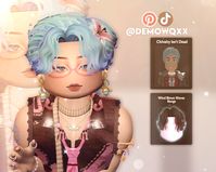 ꒰ . Hair Combo | #royalehigh #royalehighoutfitideas #aesthetic #roblox