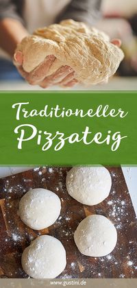 Dieses Pizzateig Rezept braucht traditionell viel Zeit zum Gelingen. Bedenken Sie bei der Planung Ihres Pizzabackens, dass dieser Teig zwei Tage ruhen muss. Das ist viel Zeit, aber wir versprechen: Es lohnt sich! #pizzateig #pizza #italien