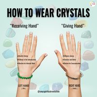 Did you know that the placement of crystals on different hands can have unique effects? 🤔 Crystals have been cherished throughout history for their beauty and metaphysical properties. 🔮 From ancient civilizations to modern-day seekers, wearing crystals has been a symbol of protection, healing, and spiritual connection. 💫 #HealingCrystal #CrystalGuide #CrystalShop #CrystalLove #Crystals #CrystalJewelry