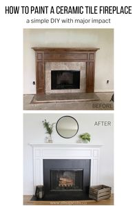 Excellent Totally Free Fireplace Tile makeover Tips The full time for anyone exposed bricks framing your fireplace, making use of their pocked faces and #Excellent #Fireplace #Free #makeover #Tile #Tips #Totally