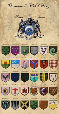 Coats of arms of Westeros - by Popuche