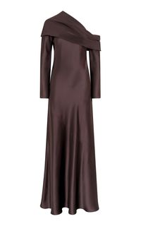 Billie Silk One-Shoulder Maxi Dress By Heirlome | Moda Operandi