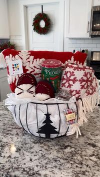 First Christmas gift guide basket idea! Festive style - Amazon and Kirklands home decor links! Also linked my top which is on sale for $14 at Old Navy!   Follow my shop @cherish.larsen on the @shop.LTK app to shop this post and get my exclusive app-only content!  #liketkit #LTKhome #LTKunder50 #LTKHoliday  • @shop.ltk  • https://liketk.it/3T6k6