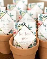 wedding favor ideas seeds to plant