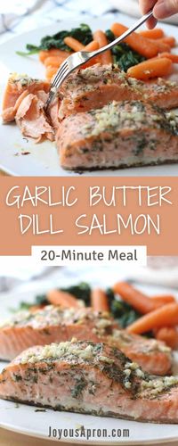 Garlic Butter Dill Salmon