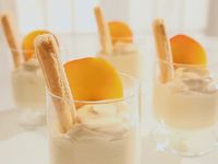 Peaches 'n' Cream Cups Recipe : Sandra Lee : Food Network