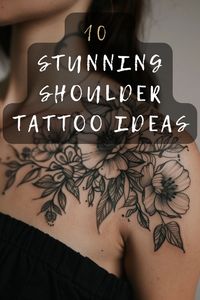 Ready to find the perfect shoulder tattoo? Check out these 10 elegant and stylish shoulder tattoo ideas for women. From delicate florals to bold designs, there's something for everyone. Click to see all the amazing options. 🌹💫 #ShoulderTattoos #TattooInspo #WomenInked #TattooArt #TattooDesigns