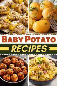 Try these baby potato recipes for sides you won't forget! From smashed to roasted to baked, there are plenty of great ways to cook baby potatoes.