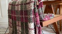 Crochet Mad for Plaid Blanket Pattern