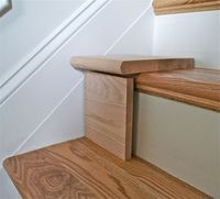 Great DIY tutorial for replacing carpet on stairs with wood.   I think I could SO do this & make a huge improvement in our staircase.