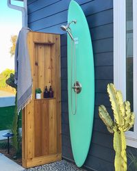 just a little bit cool on Instagram: “So simple yet so 😎 ... easy to recreate too! We have done this at our house too, we purchased an old surfboard off marketplace & J added…”