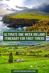 Are you a first-time traveler to the Emerald Isle and looking for the ultimate one week Ireland itinerary? While Ireland may be small in size, this island is full of excitement: pubs, castles, scenery, and friendly locals. You can’t really ask for more! In this guide, I’ll provide details on how to see the best of Ireland in one week, including extraordinary sights, Irish culture, and loads of fun! I’ll also detail where to stay, how to get around, and other frequently asked questions about spending one week in Ireland!