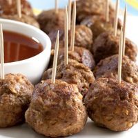 Albóndigas de berenjena al horno y en pinchos