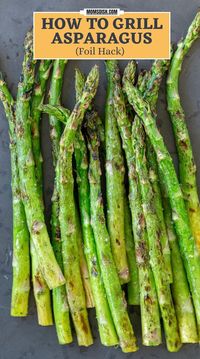 This guide on grilled asparagus features two different methods for cooking the veggie over a gas or charcoal grill. Crazy easy year around!