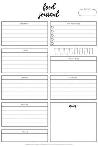 Are you trying to eat better and track your eating habits? A food diary template is the perfect alternative if you prefer paper trackers over apps. Choose from 20 free printable trackers!