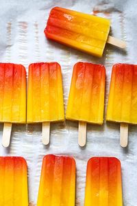 Spicy Tequila Sunrise Popsicles | www.floatingkitchen.net