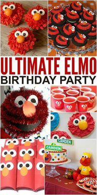 How to Throw the Ultimate Elmo Birthday Party to please any toddler on their birthday. Toddlers and preschoolers love Elmo, and so an Elmo themed birthday party is a natural choice. Check out these 25 ideas that will help you throw an amazing Elmo themed party for little fans of Sesame Street!