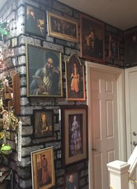 Harry Potter Wall Of Portraits Birthday decor Magalie Sarnataro’s Props