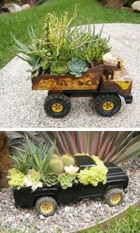 Repurposed garden decoration ideas - Home Decor & DIY Ideas