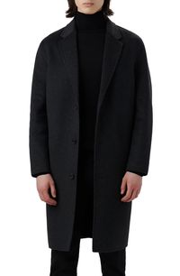 Bugatchi Tailor Fit Wool Blend Longline Coat | Nordstrom