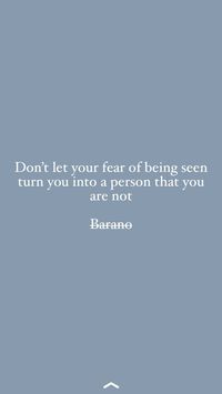 Sometimes our biggest enemies are our own fears and i once heard a wise woman say that “Do it scared, at least you would know that you did it being your true self”. 