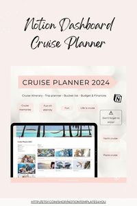 Simplify your cruise planning process with a comprehensive Notion template, ensuring a stress-free vacation experience.