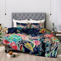 Stephanie Corfee Night Bloomers Comforter by Deny Designs