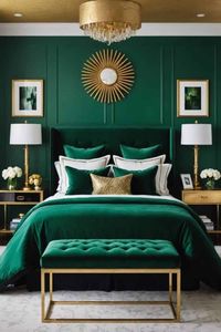 A Touch of Luxe: Transforming Spaces with Emerald Green Bedrooms - West Magnolia Charm