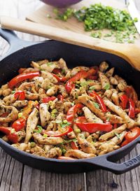 20-Minute Skillet Chicken Fajitas