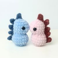 Rose and Lily Amigurumi: No-Sew Quick Crochet Mini Dinosaur