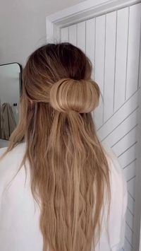 #hairstyles #hairtutorial #style #fashion #halfuphair