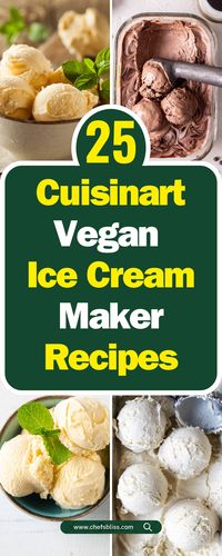 25+ Flavorful Cuisinart Vegan Ice Cream Maker Recipes You’ll Love!