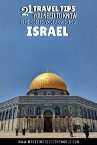 The Holy Land can be a complicated country to navigate - but this posts lists the top Israel travel tips and everything you need to know to make travel in the country a breeze. #Israel #MiddleEast #traveltips