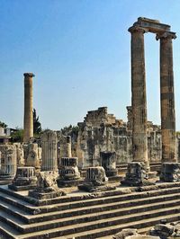 Temple of Apollo, an ancient Greek sanctuary on the coast of Ionia in the domain of the famous city of Miletus. #didim #turkey #history