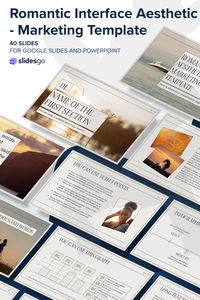 Impress your audience with concise data and enchanting aesthetics. Download this editable Google Slides & PPT template for your marketing presentations! #Slidesgo #FreepikCompany #presentations #themes #templates #GoogleSlides #PowerPoint #GoogleSlidesThemes #PowerPointTemplate #Professional #Elegant #Marketing #Picture #Pastel #Computer #Cream #Aesthetic