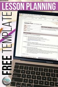 Free editable Google Docs Lesson plan: great for planning lessons in the high school classroom.
