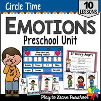 Emotions Sensory Bin for Big Feelings - Play to Learn Preschool