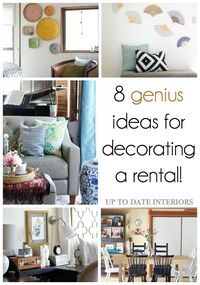 Eight Decorating Tips for Renters that You Should Try!