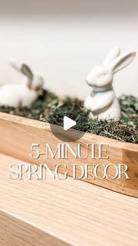 Tara | Home + Decor + DIY on Instagram: "5-Minute Easy Spring Decor Idea 🐰 

Sometimes simple is best! When I came across these cute ceramic bunnies from @target, I knew exactly how I wanted to display them. 

I repurposed this dough bowl candle from Aldi’s,adding a little floral moss and in less than 5 minutes, it was done! 

I’ve been slowly getting back on my feet after coming down with the flu earlier this week, so I’m easing myself back into projects and this one couldn’t be simpler. 

✨ FOLLOW | SAVE | LIKE | SHARE ✨

#springdecor #easterdecor #simplespringdecor #targetfinds #targetspringdecor #hippityhoppity #eastercenterpiece #springcenterpiece #howihaven #howihome #myhome #easydiy #easyhomedecor #ourlifeinliberty 

How is your spring decorating coming along?"