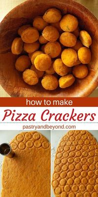 Mini Pizza Crackers-You can easily learn how to make crunchy pizza crackers from scratch. These homemade crackers are deliciously seasoned to give them the pizza taste. #pizza #crackers #homemade #fromscratch #howto #recipe