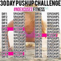 30 Day Push Up Challenge