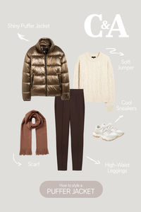 Stay cozy and chic this season with our guide on how to style a puffer jacket. Pair it with leggings, a cozy jumper, a stylish scarf, and trendy sneakers for the perfect winter look.