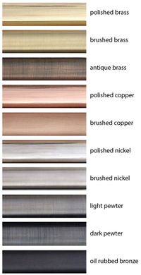 METAL FINISHES - Google Search