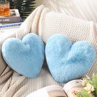 PRICES MAY VARY. Comfortable to Touch: stuffed light blue heart shaped pillows are made of quality fabric material, filled with PP cotton to make the pillows full of nice resilience, they are skin friendly, not easy to deform and fade, can serve you for a long time Trendy Heart Shaped Pillow: you will receive 2 blue throw pillows for bed, so bright and stylish that you will fall in love with them at first sight; Enough to decorate your bed, or you can share them with your friends Appropriate Siz