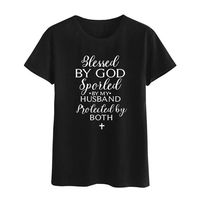 Blessed By God Women Loose Casual Tops – Fashionshoeshouse