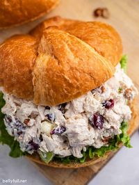 This is the BEST chicken salad recipe. It could not be easier or more delicious. With chicken, cranberries, apples, and pecans, it's full of wonderful flavors and textures.