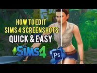 How to edit Sims 4 Screenshots – Quick & Easy