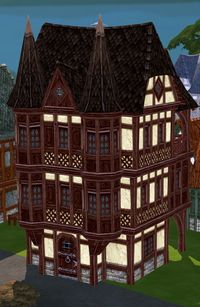 Medieval Sim Tailor & Carpenter — TSM Knowledge Landmarks Buildings Hood Deco Set