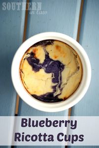 A delicious warm dessert that has no added sugar. These Blueberry Ricotta cups make a delicious dessert or snack - and definitely don't taste healthy! Gluten free, paleo, clean eating friendly, low fat, low carb and so delicious!